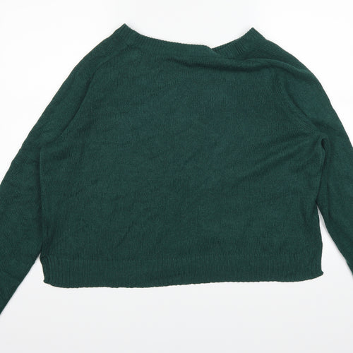 Divided by H&M Womens Green   Pullover Jumper Size L