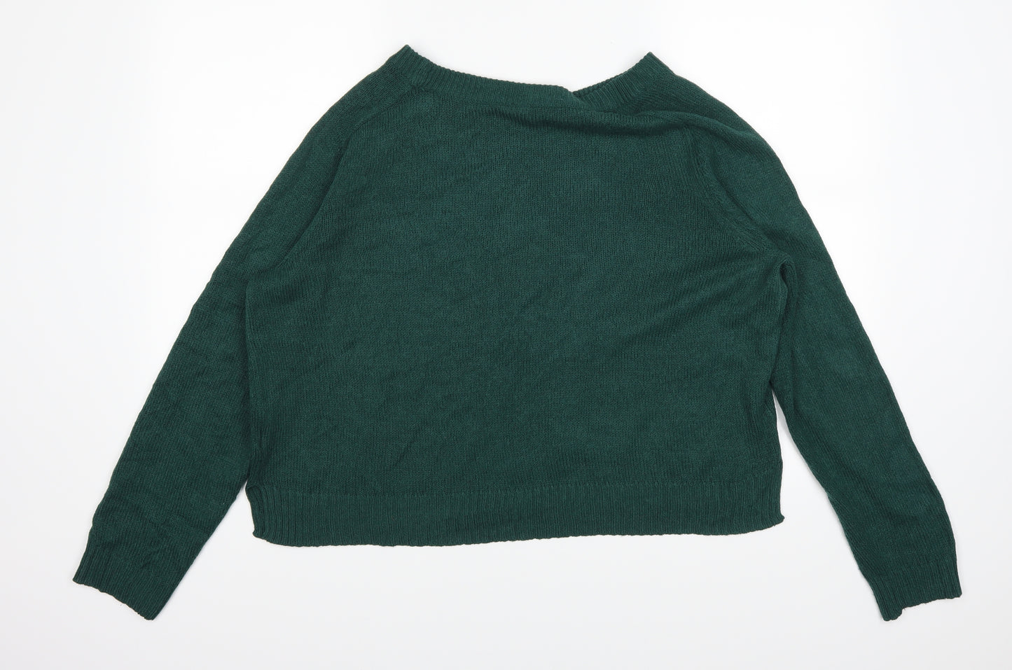 Divided by H&M Womens Green   Pullover Jumper Size L