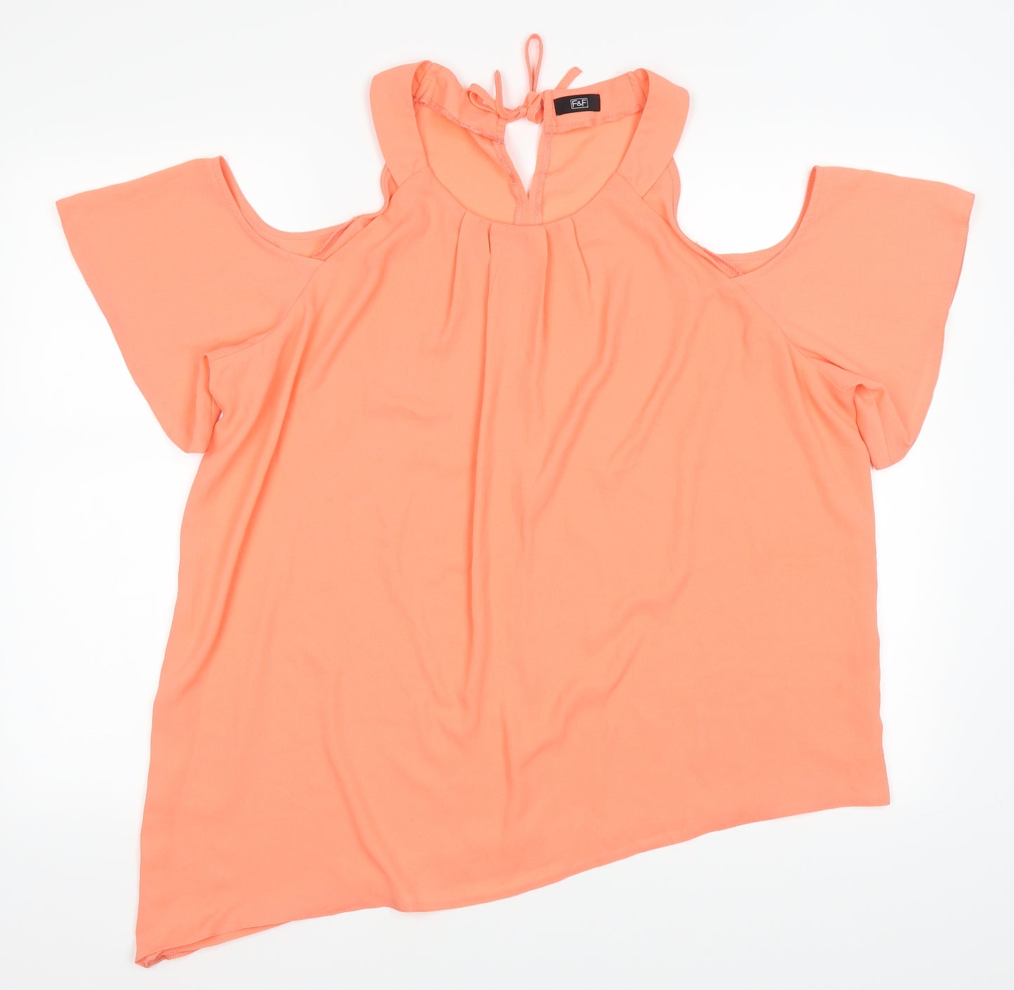 F&F Womens Orange   Basic Blouse Size 20