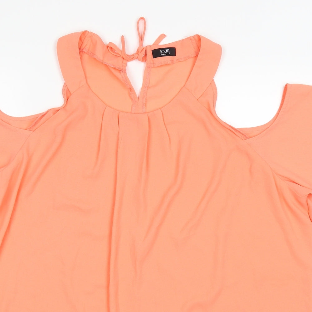 F&F Womens Orange   Basic Blouse Size 20
