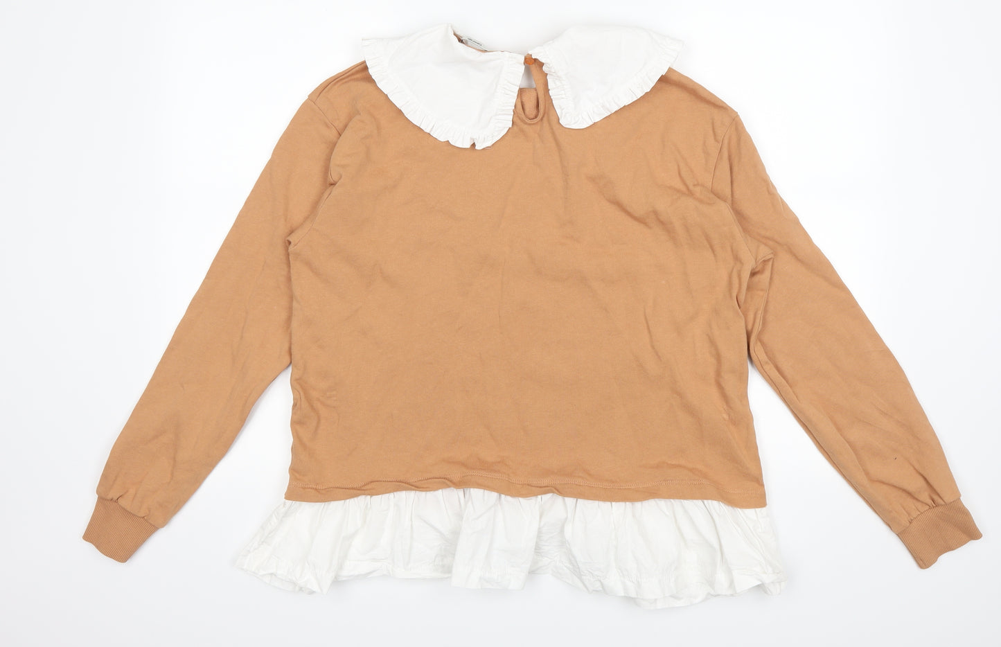 George Womens Brown   Pullover Jumper Size M