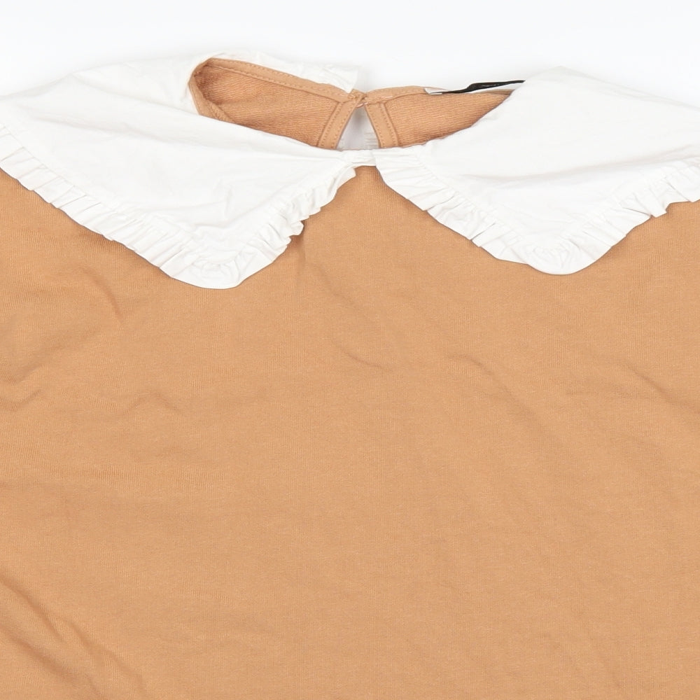 George Womens Brown   Pullover Jumper Size M