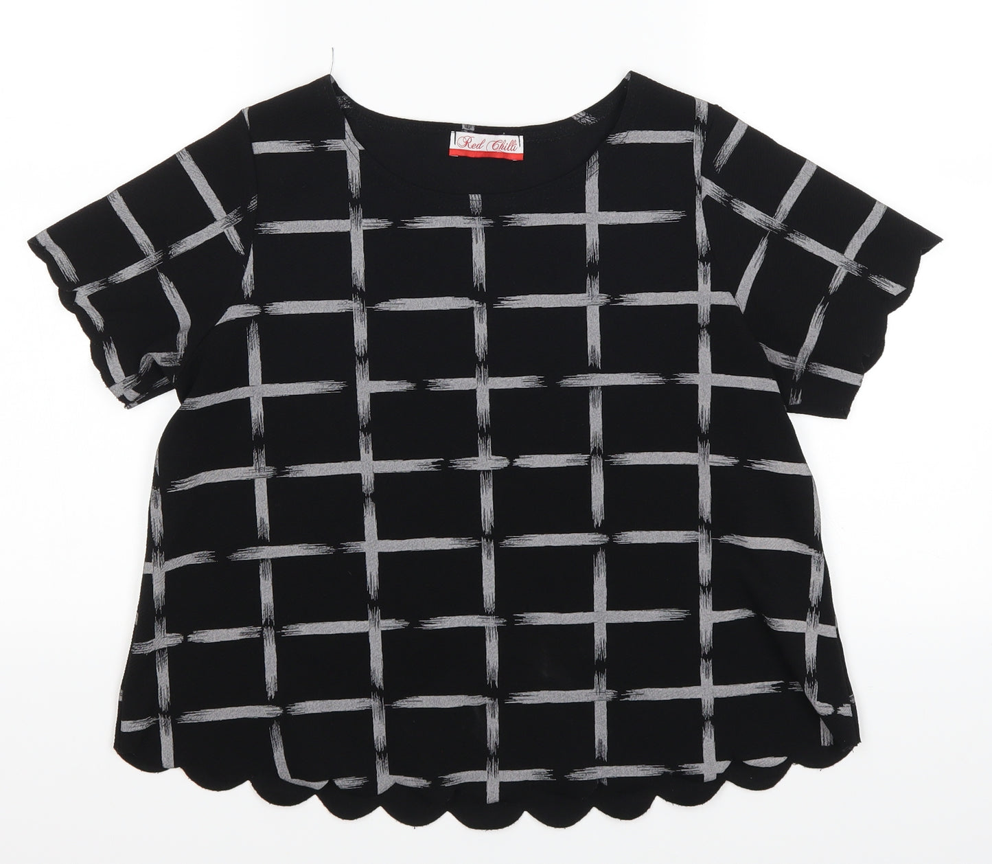Red Chilli Womens Black   Basic T-Shirt Size S
