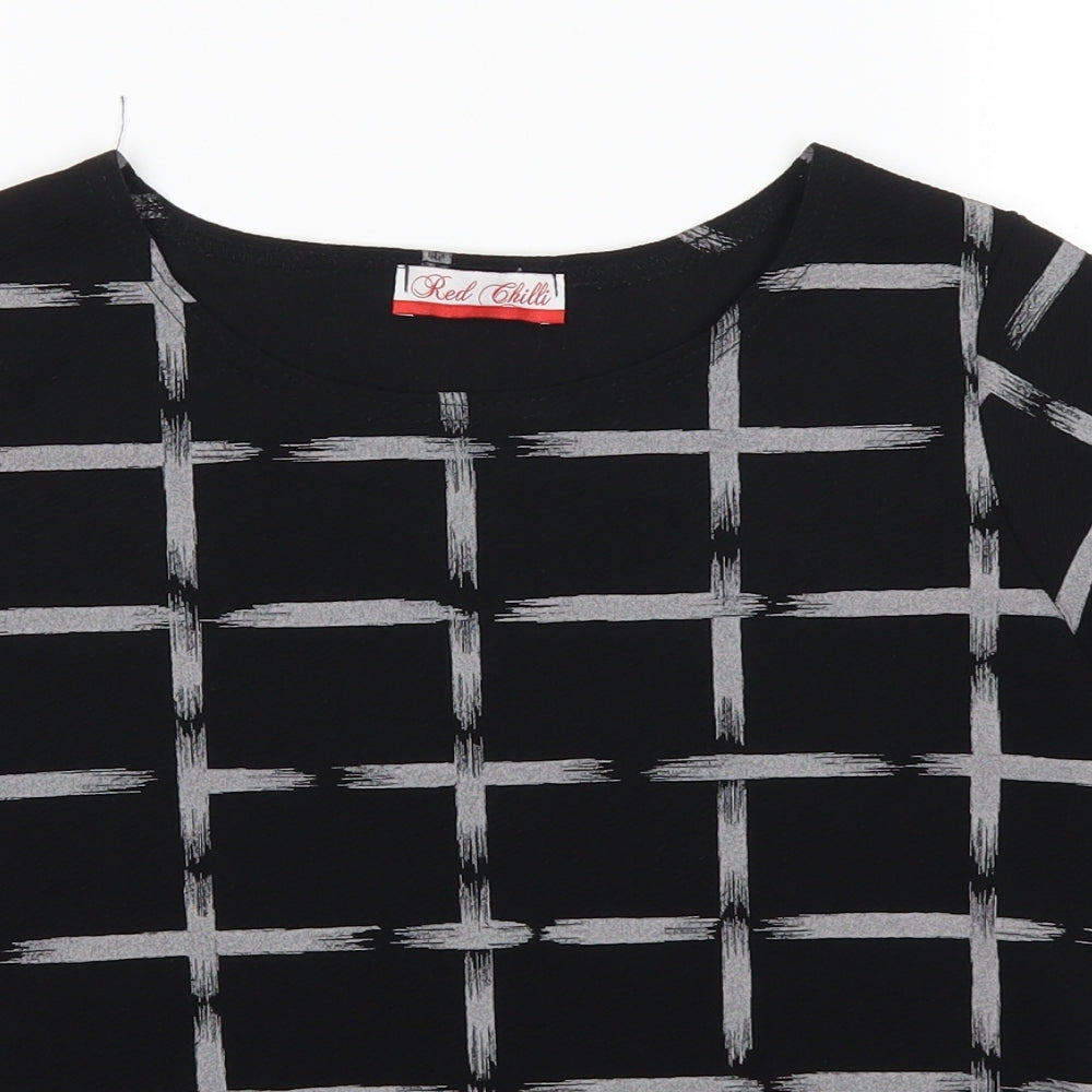 Red Chilli Womens Black   Basic T-Shirt Size S