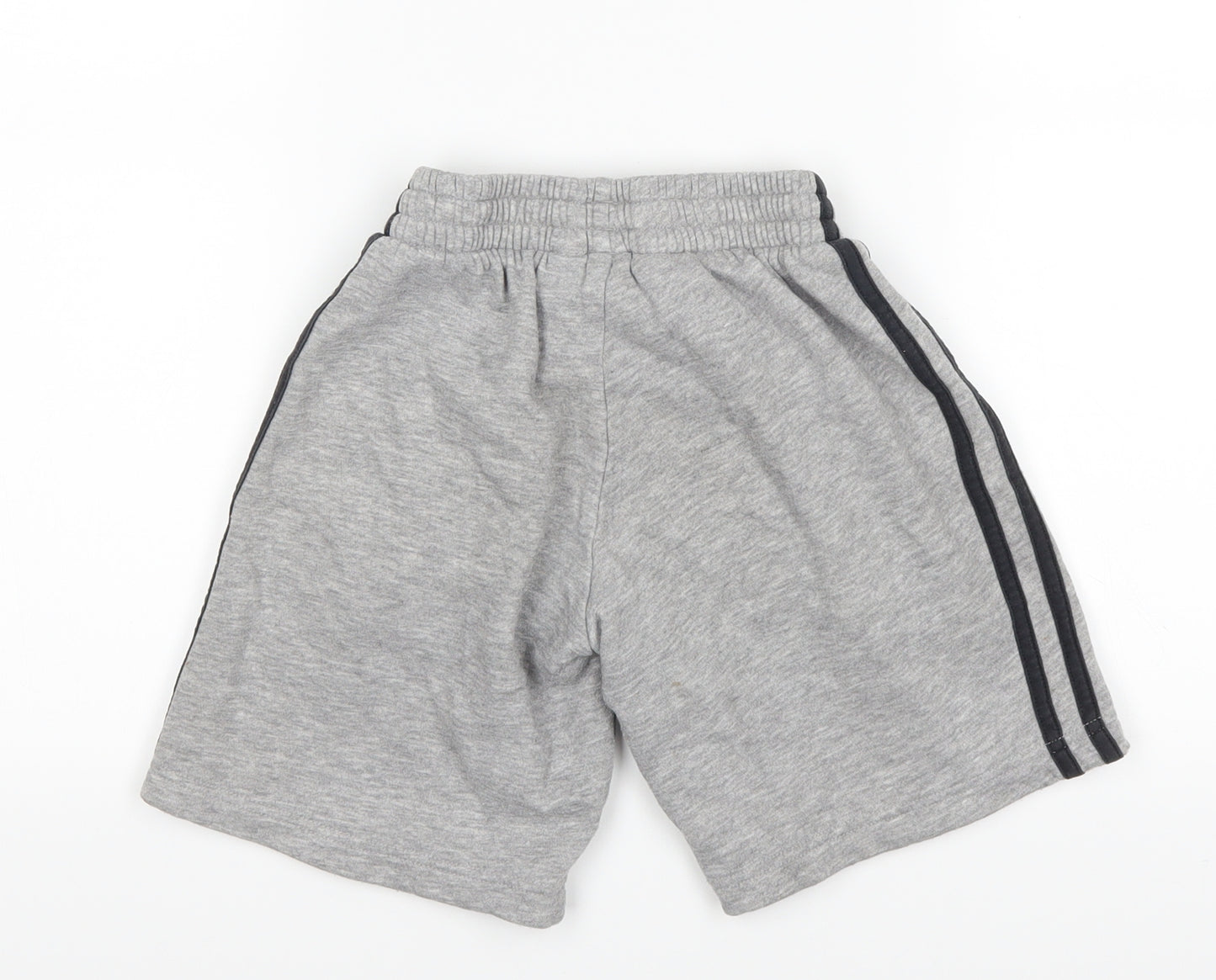 adidas Boys Grey   Sweat Shorts Size 6-7 Years