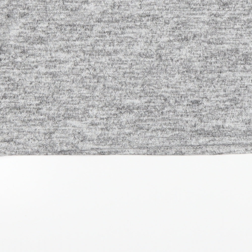 PRETTYLITTLETHING Womens Grey   Pullover Jumper Size 10
