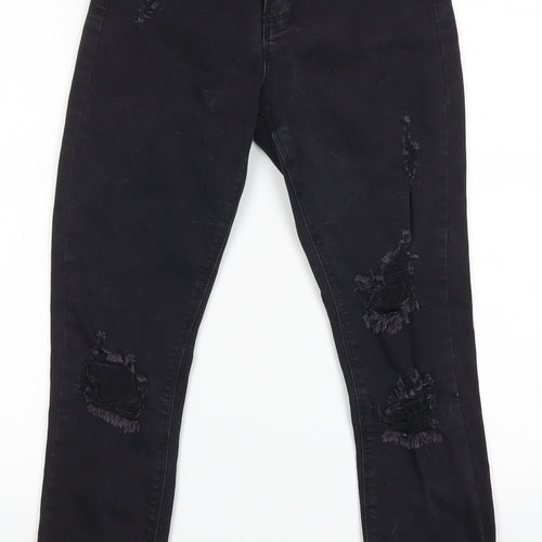 Missguided Womens Black   Skinny Jeans Size 4 L24 in