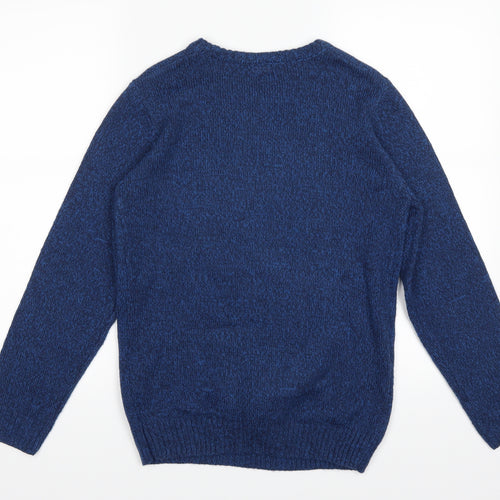 F&F Boys Blue   Pullover Jumper Size 11-12 Years  - christmas