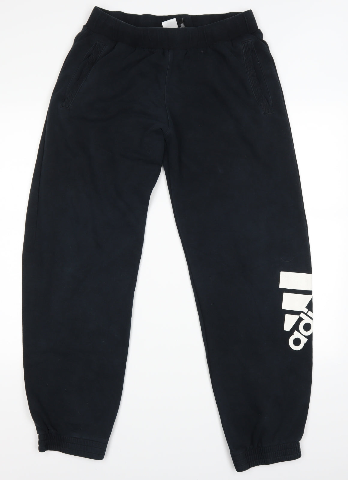adidas Mens Black   Jogger Trousers Size L L30 in