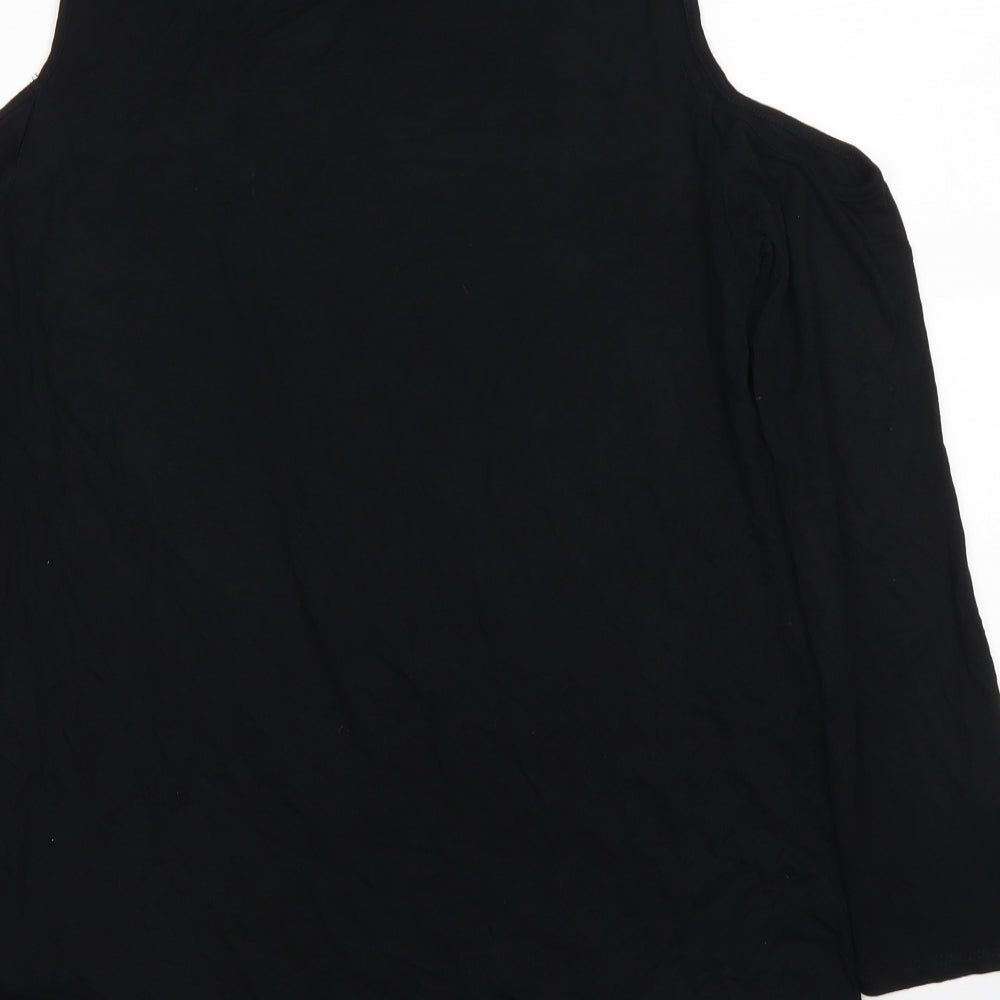 Lipsy Womens Black   Basic Blouse Size 12