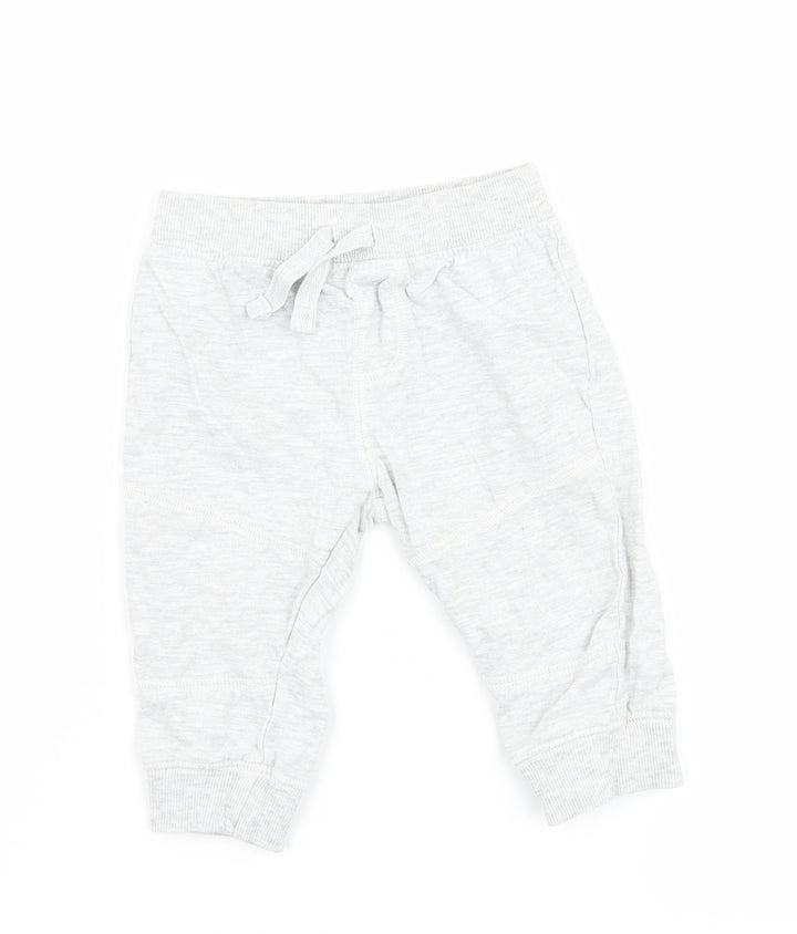 Blue Zoo Baby Grey Jogger Trousers Size 6-9 Months