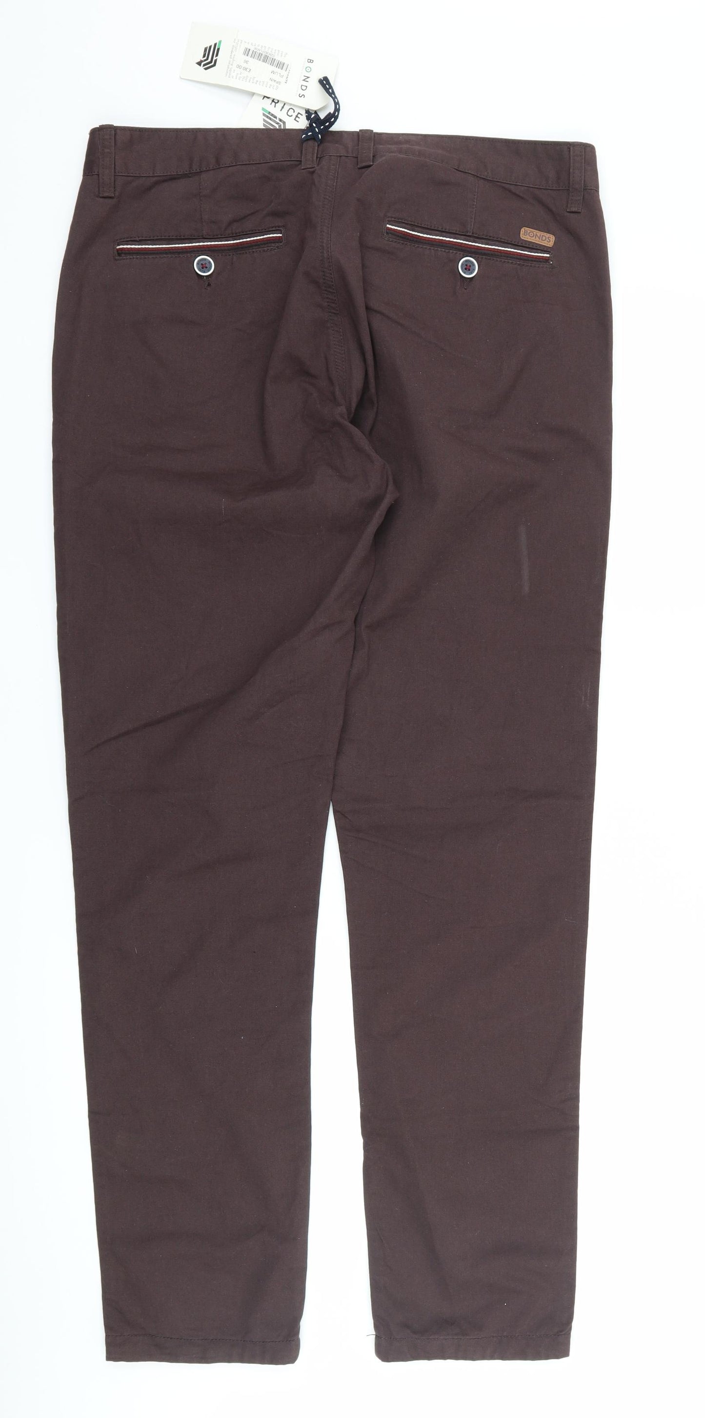 Bonds Mens Brown   Chino Trousers Size 36 in L33 in