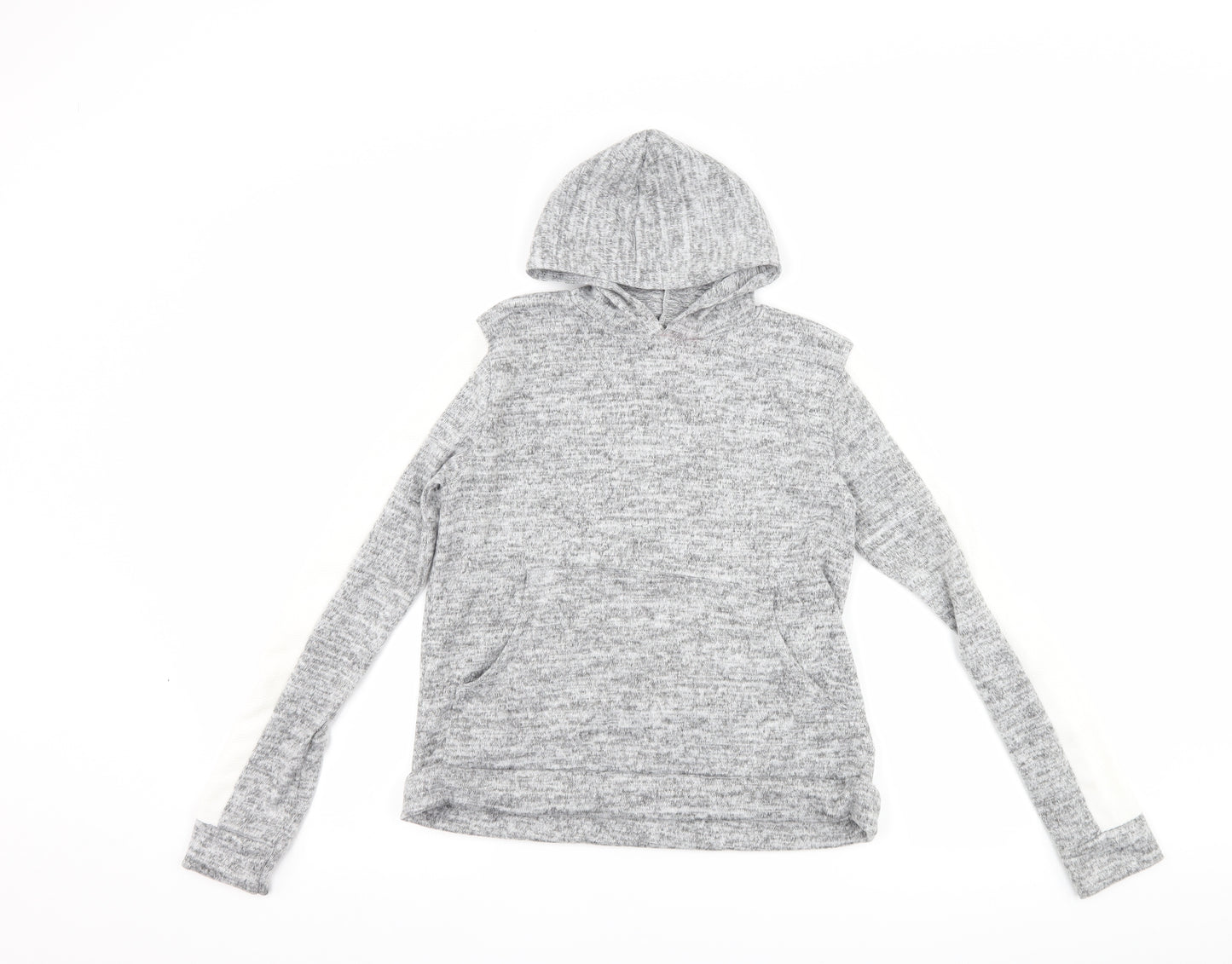 PRETTYLITTLETHING Womens Grey   Pullover Hoodie Size 6