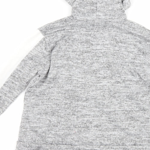 PRETTYLITTLETHING Womens Grey   Pullover Hoodie Size 6