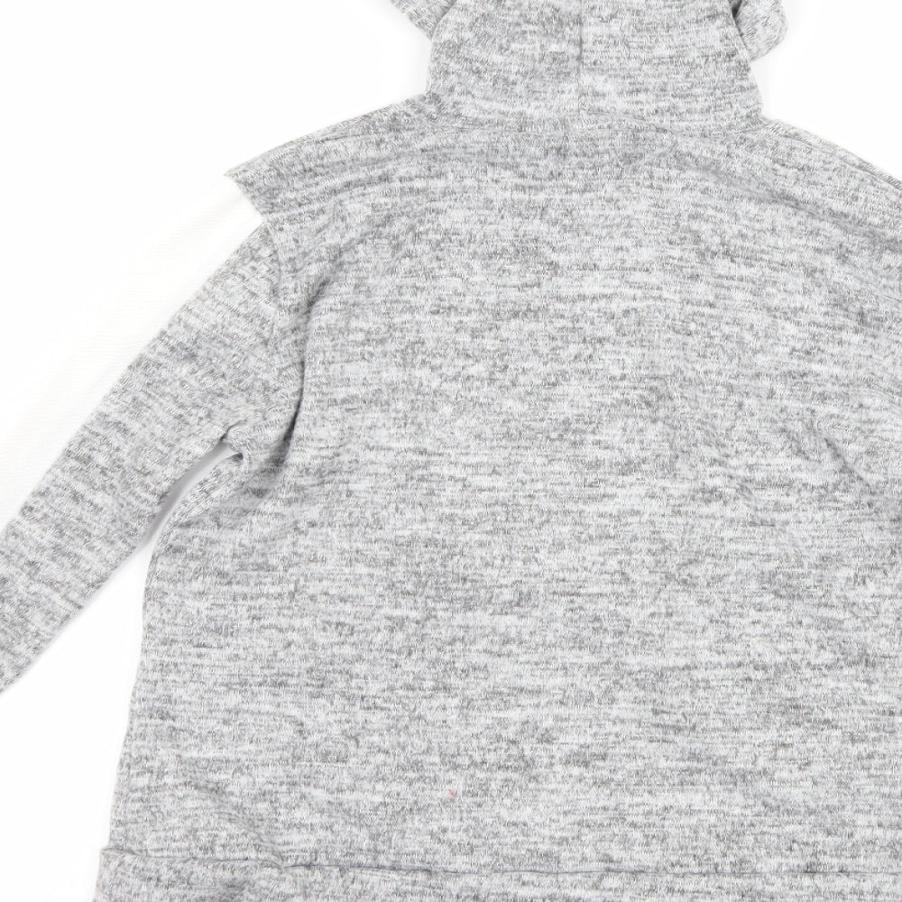 PRETTYLITTLETHING Womens Grey   Pullover Hoodie Size 6