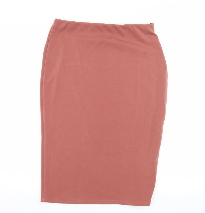 Preworn Womens Brown Straight & Pencil Skirt Size 30 in
