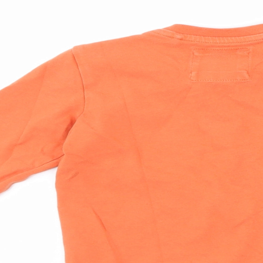 TU Baby Orange Batik  Basic T-Shirt Size 18-24 Months  - Fox