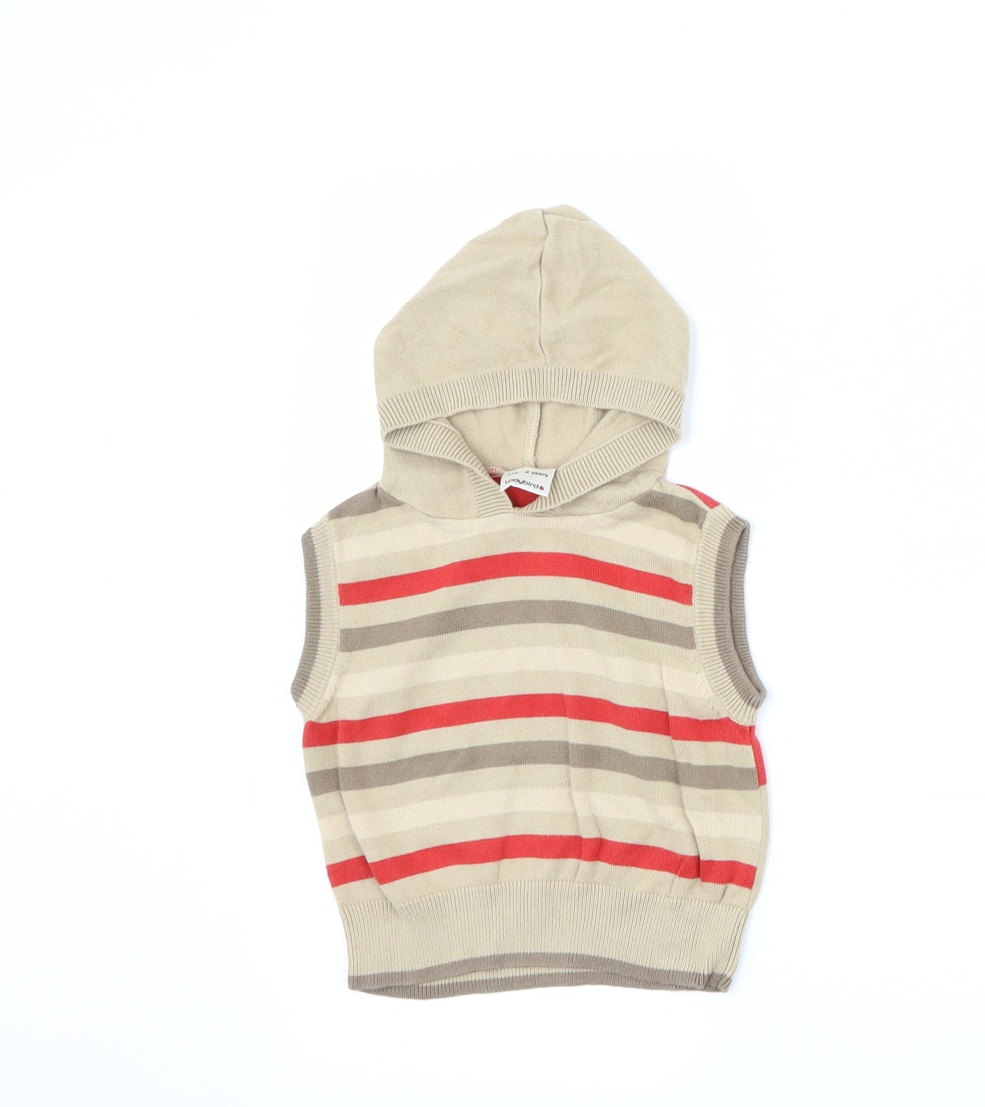Ladybird Boys Brown Striped  Pullover Jumper Size 18-24 Months