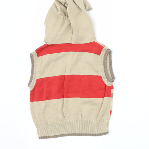 Ladybird Boys Brown Striped  Pullover Jumper Size 18-24 Months
