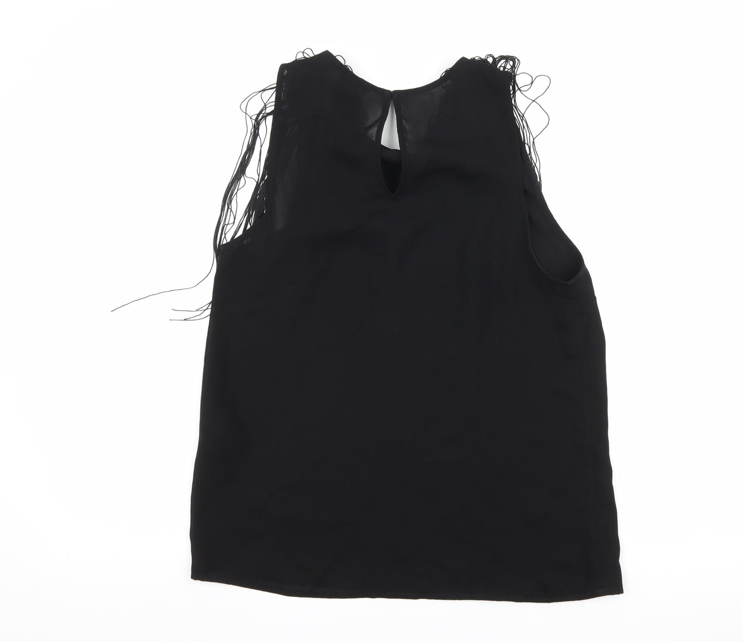 H&M Womens Black   Basic Blouse Size 6