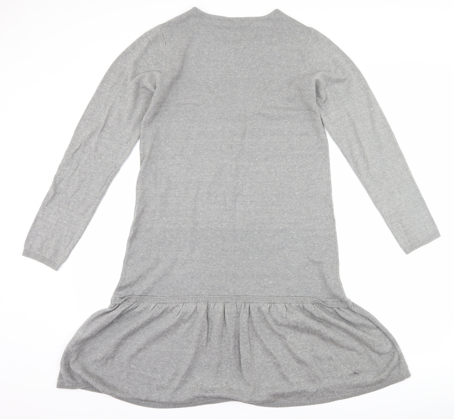 Dorothy Perkins Womens Grey   Jumper Dress  Size S