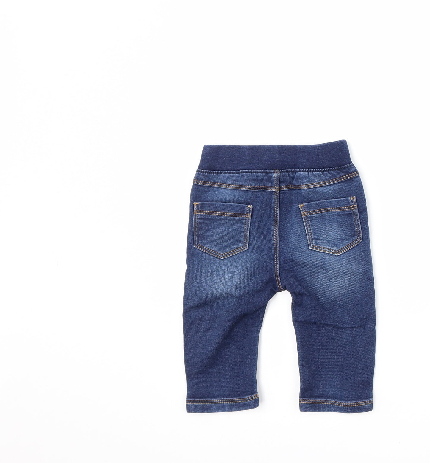 Marks and Spencer Boys Blue   Capri Jeans Size 6-9 Months