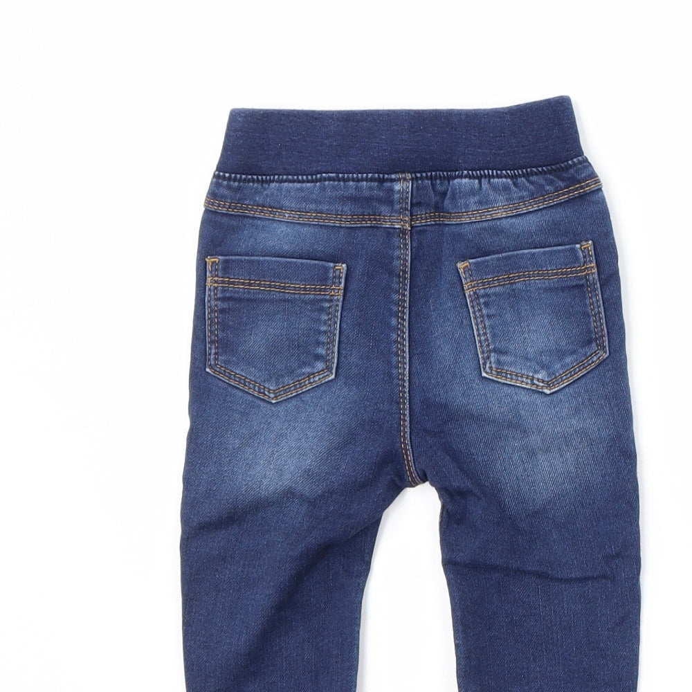 Marks and Spencer Boys Blue   Capri Jeans Size 6-9 Months