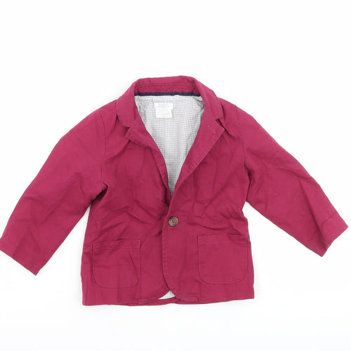 mamas & papas Girls Purple   Jacket  Size 9-12 Months