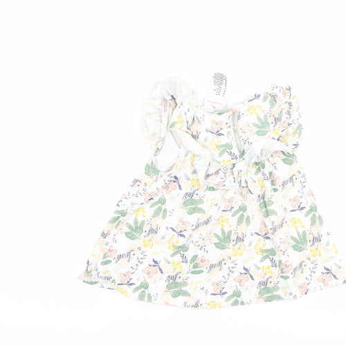 Tommy Bahama Girls White Floral  Basic Tank Size 2-3 Years