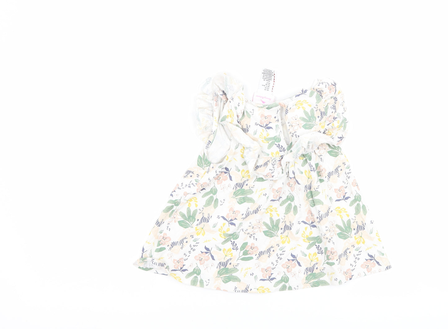 Tommy Bahama Girls White Floral  Basic Tank Size 2-3 Years