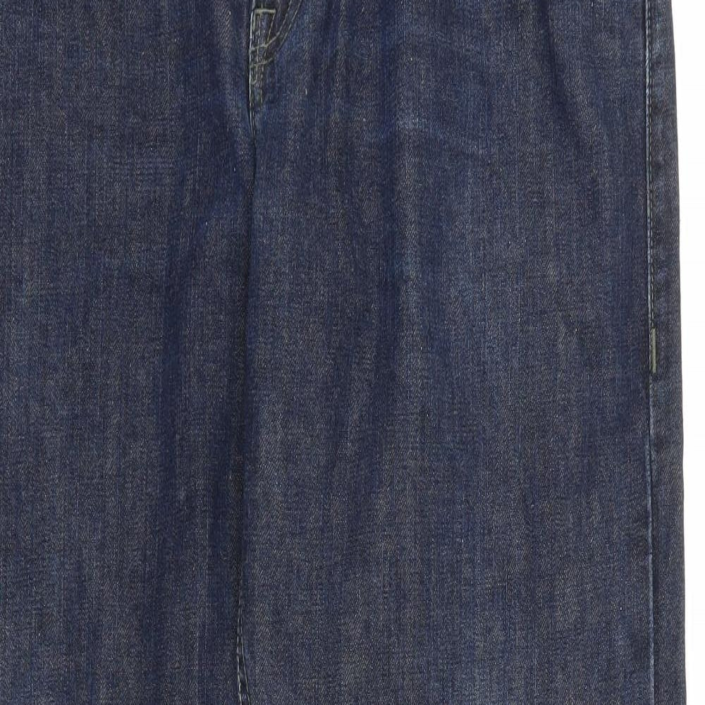 Blue Ridge Mens Blue  Denim Straight Jeans Size 36 in L32 in