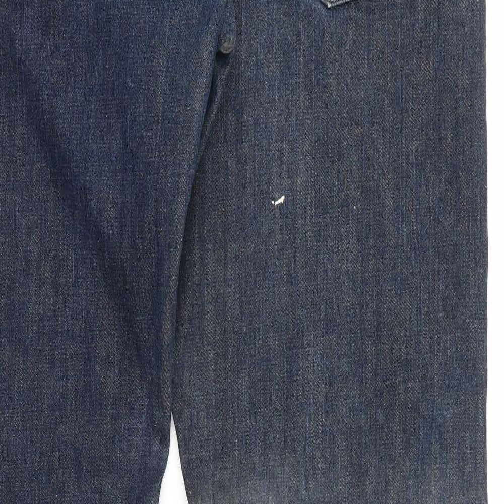 Blue Ridge Mens Blue  Denim Straight Jeans Size 36 in L32 in