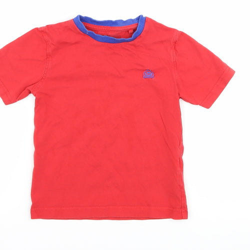 Blue Zoo Boys Red   Basic T-Shirt Size 2-3 Years