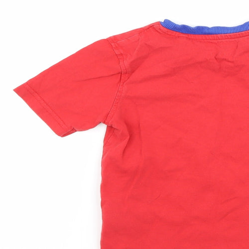 Blue Zoo Boys Red   Basic T-Shirt Size 2-3 Years