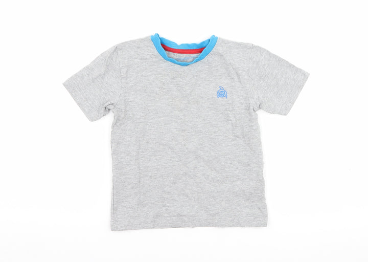 Blue Zoo Boys Grey Basic T-Shirt Size 2-3 Years