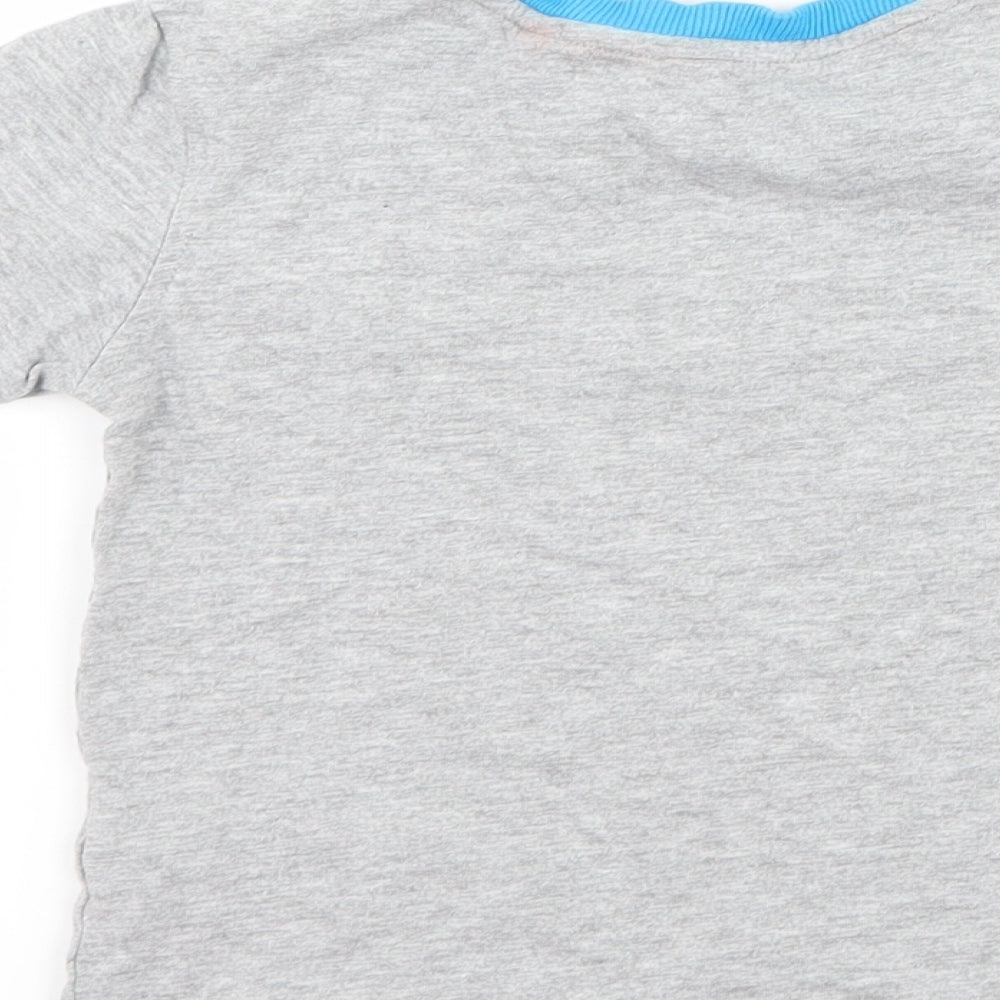Blue Zoo Boys Grey   Basic T-Shirt Size 2-3 Years