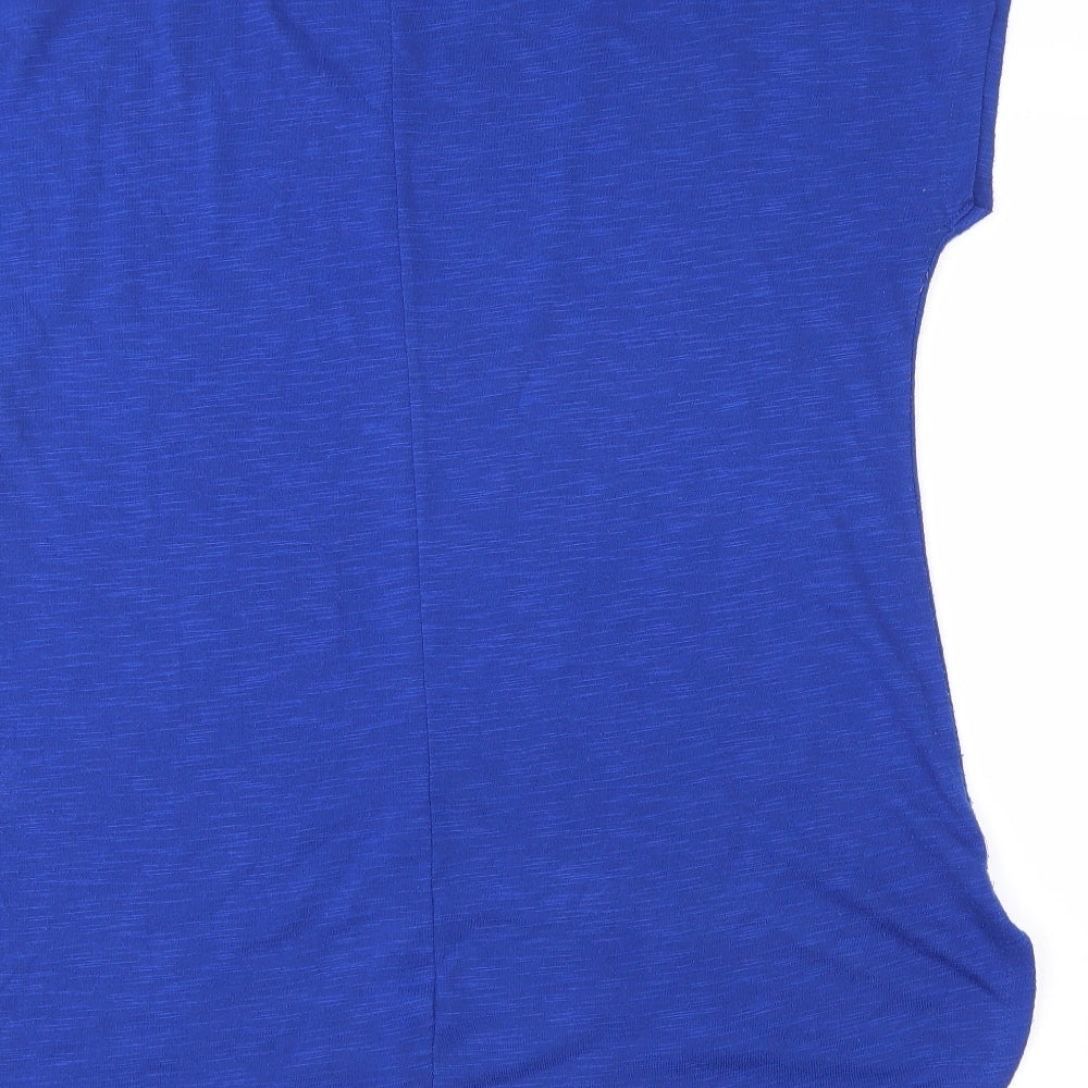 Papaya Womens Blue   Basic Blouse Size M
