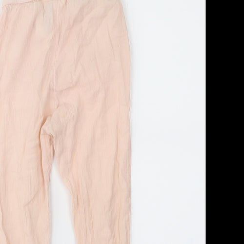 H&M Girls Pink   Jogger Trousers Size 18 Months