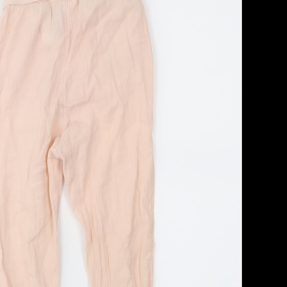 H&M Girls Pink   Jogger Trousers Size 18 Months