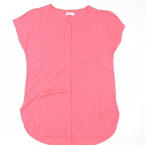 Papaya Womens Pink   Basic Blouse Size M  - Florescent Pink