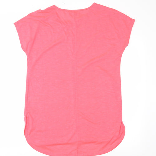 Papaya Womens Pink   Basic Blouse Size M  - Florescent Pink