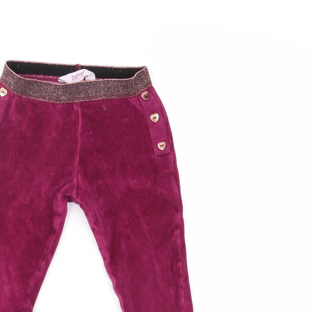 Baker Girls Orange   Jegging Trousers Size 2-3 Years