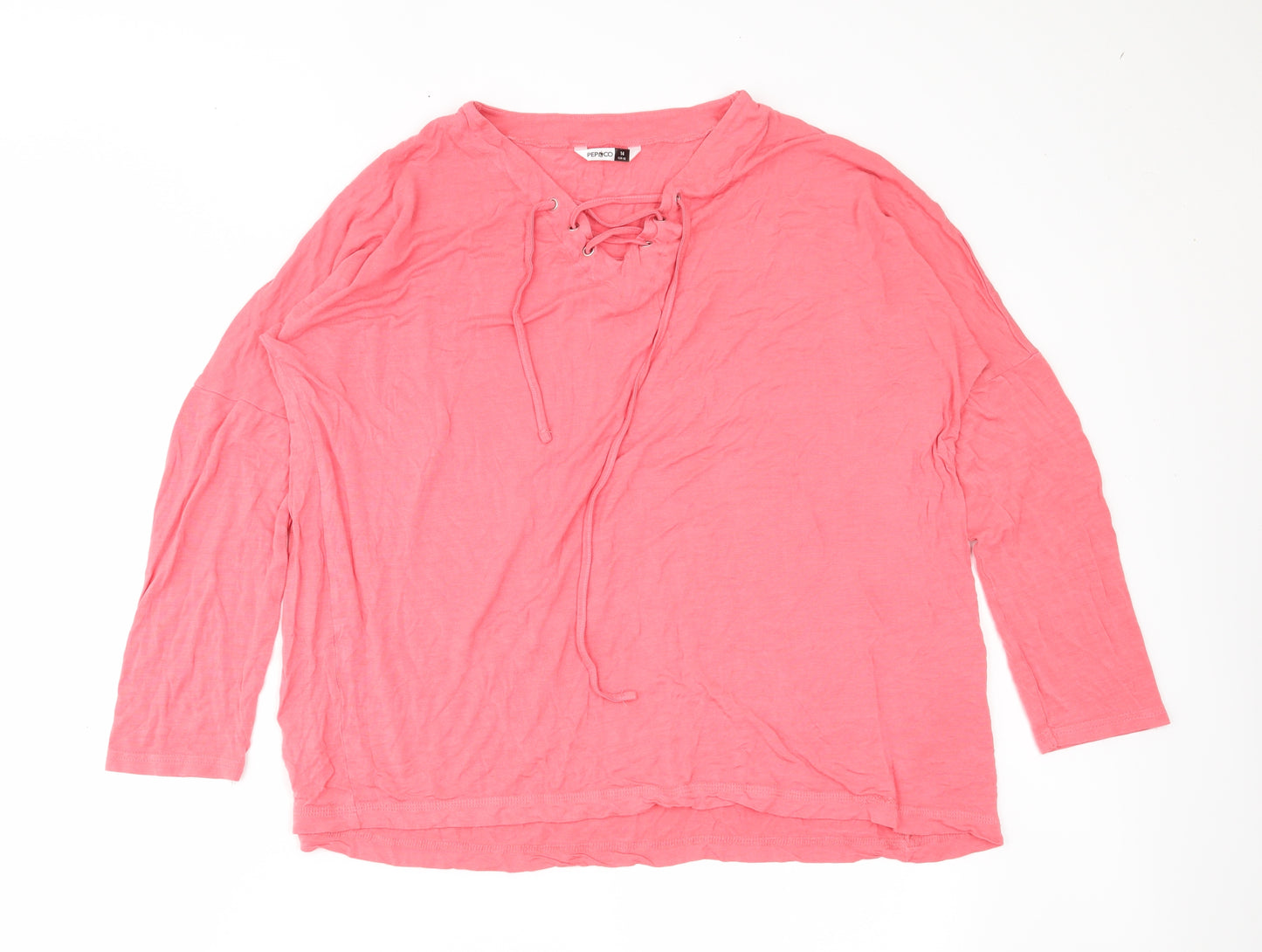 Pep & co Womens Pink   Basic Blouse Size 14