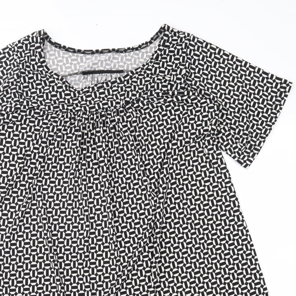 Preworn Womens Black   Basic Blouse Size M