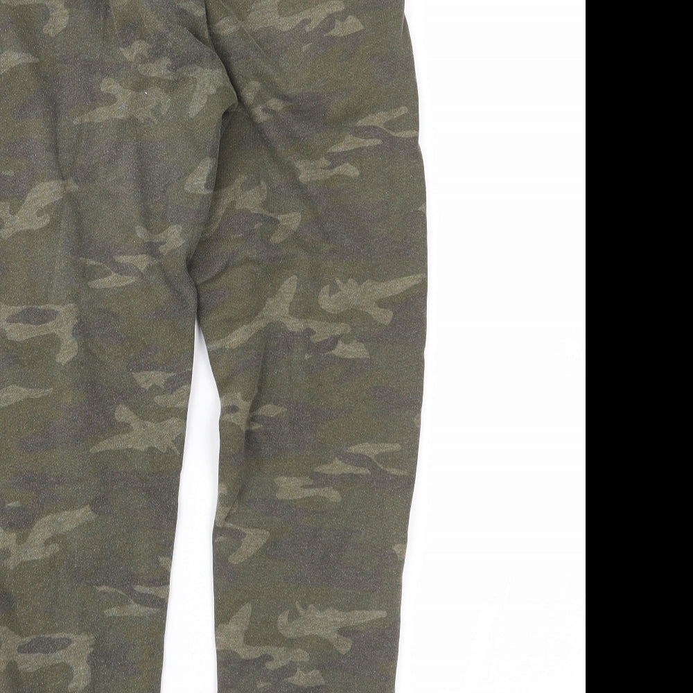 George Boys Green Camouflage  Jogger Trousers Size 8-9 Years