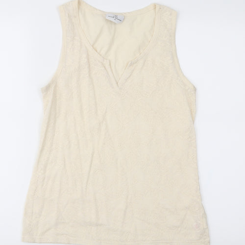 NEXT Womens Ivory   Basic Tank Size 10