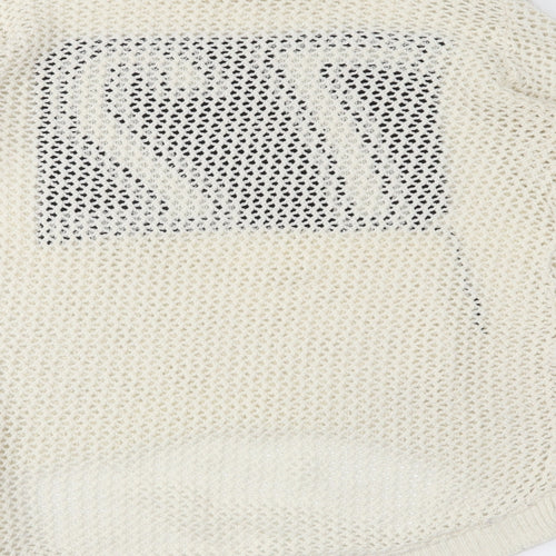 Too True Womens Ivory   Pullover Jumper Size S