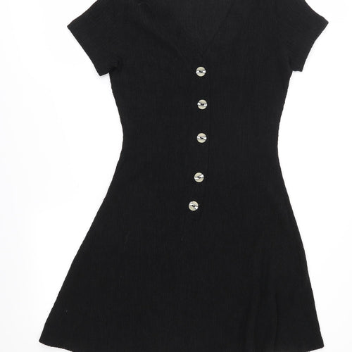 F&F Womens Black   Slip Dress  Size 10