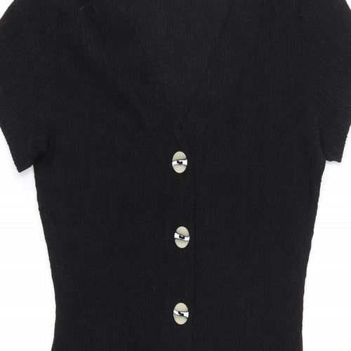 F&F Womens Black   Slip Dress  Size 10