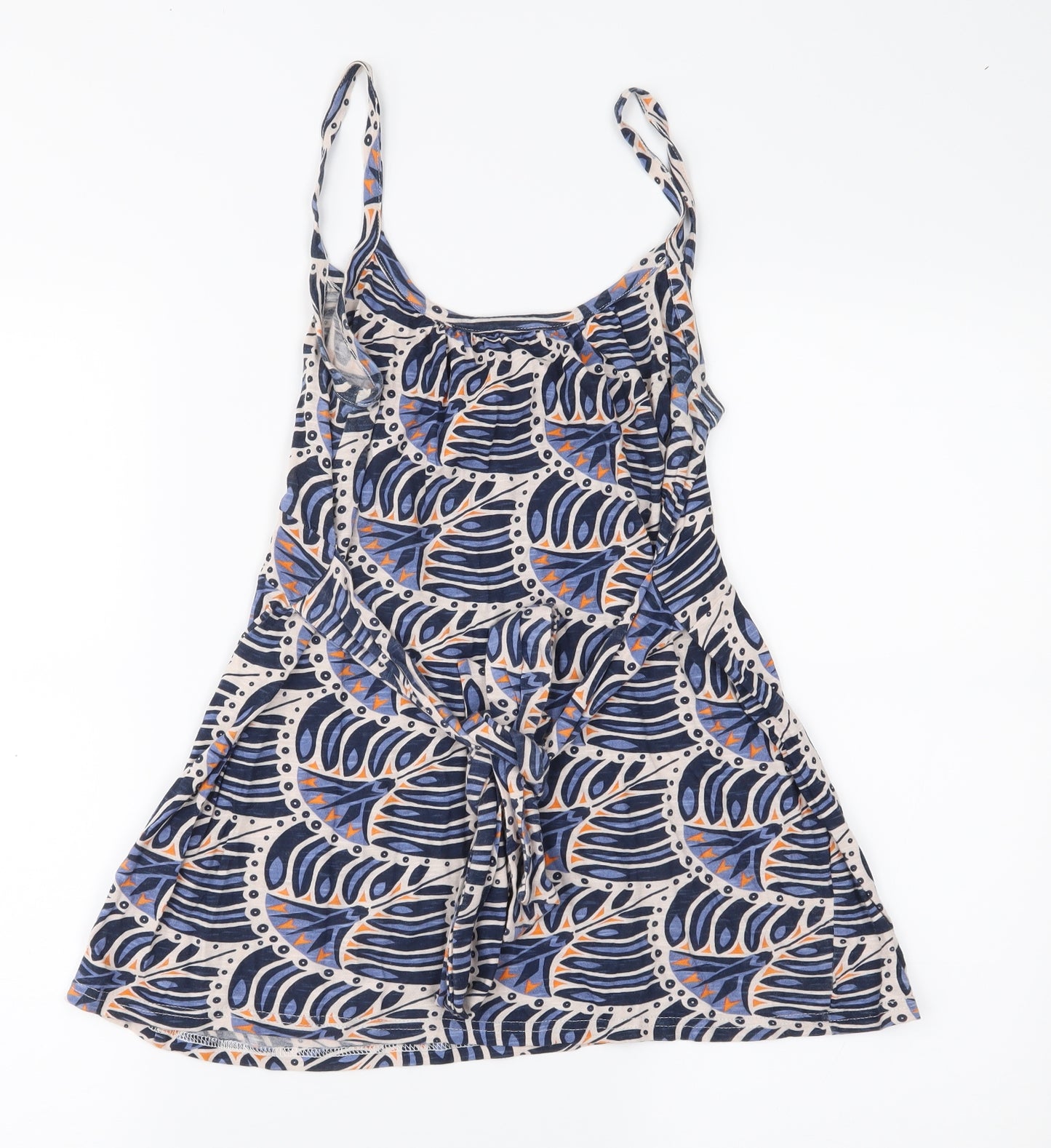Topshop Womens Blue Floral  Camisole Blouse Size 10